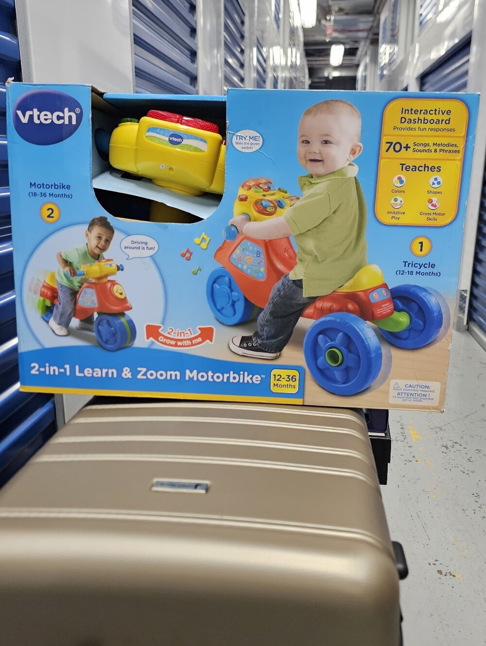 VTech 2-in-1 Ride-On Motorbike for Kids